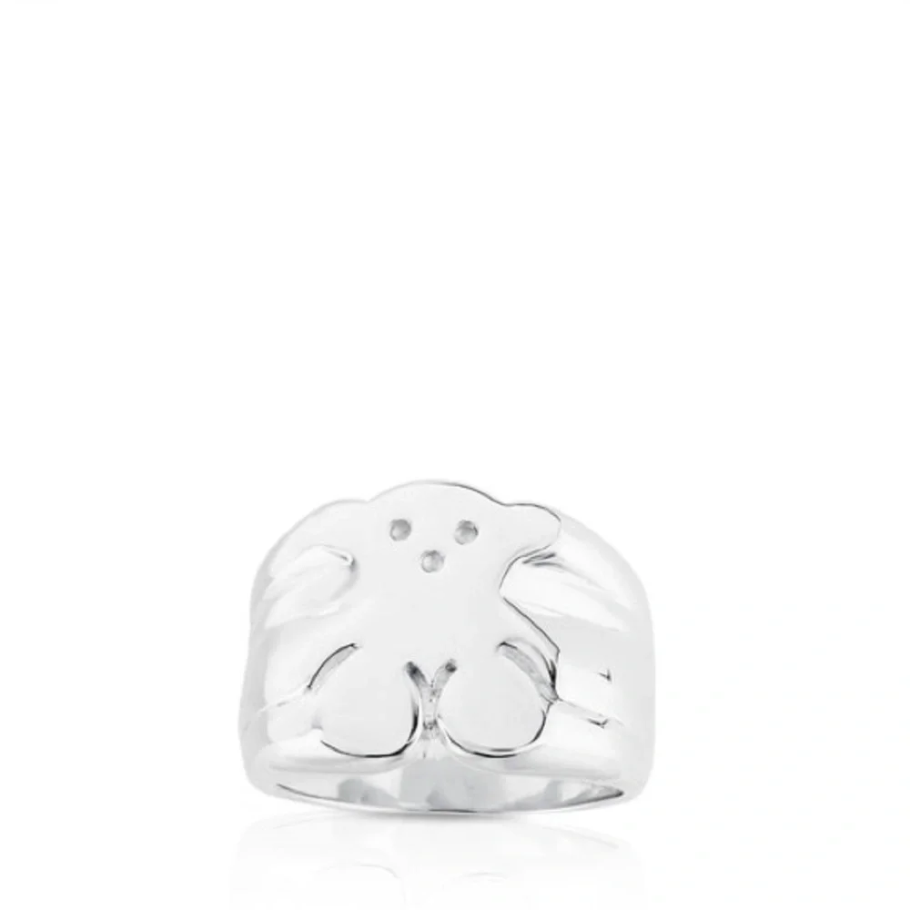 TOUS Sterling silver Bear ring. - Picture 3 of 6